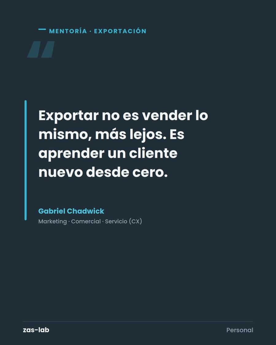 Mentoría a exportadores: lecciones para salir a otros mercados